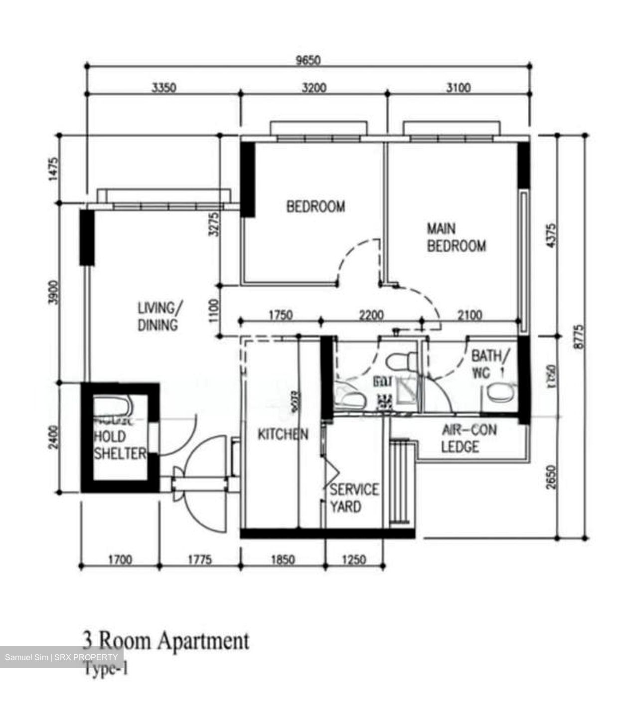 Blk 573C Woodlands Glen (Woodlands), HDB 3 Rooms #599556731